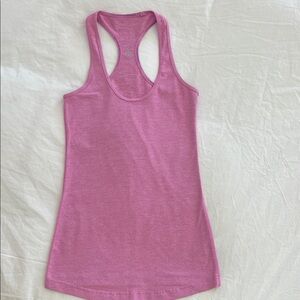 Lululemon Align Hip Length Racerback Tank Top, Pink, Size 2